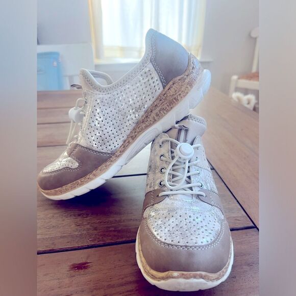 Rieker Women's Beige and Brown Casual Shoes; Size 38/7.5 - Picture 7 of 12